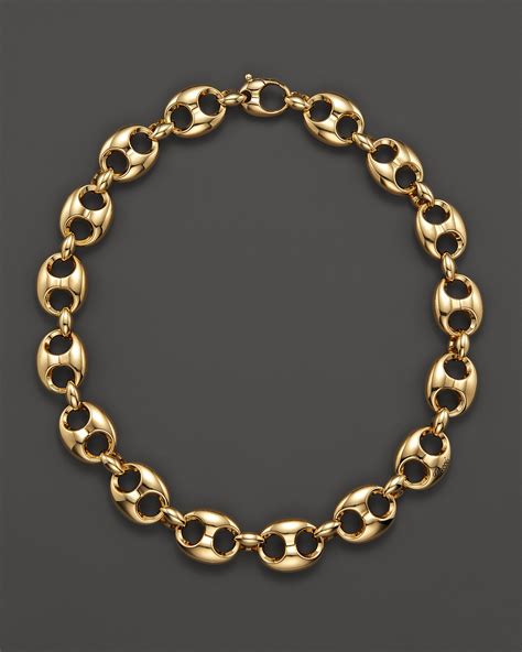 gucci gold chain 18k|gucci chain necklace 18k.